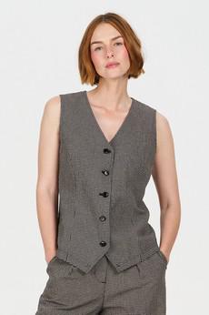 TESSA Organic Cotton Vest - check via KOMODO