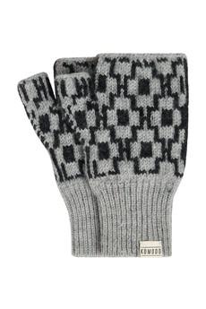 ABSTRACT Lambswool Gloves - Grey via KOMODO