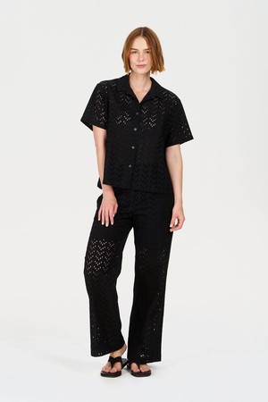 LUNA Organic Cotton Shirt - Black from KOMODO