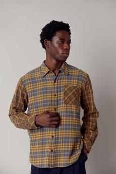 AXEL - Organic Cotton Patchwork Check Shirt via KOMODO