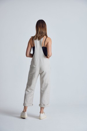 MARY-LOU Natural - Organic Cotton Dungarees by Flax & Loom from KOMODO