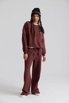 SOLEIL - Organic Cotton Jogger Walnut Brown via KOMODO