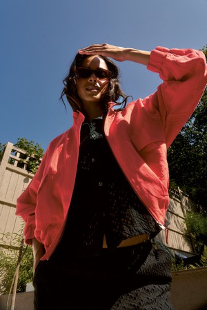 KOKO Tencel Linen Jacket - coral from KOMODO