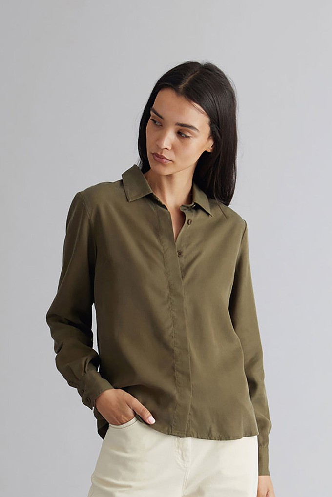 KENJI - Tencel Shirt Khaki from KOMODO