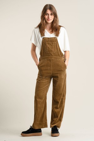 LENI Organic Cotton Cord Dungaree - Olive from KOMODO