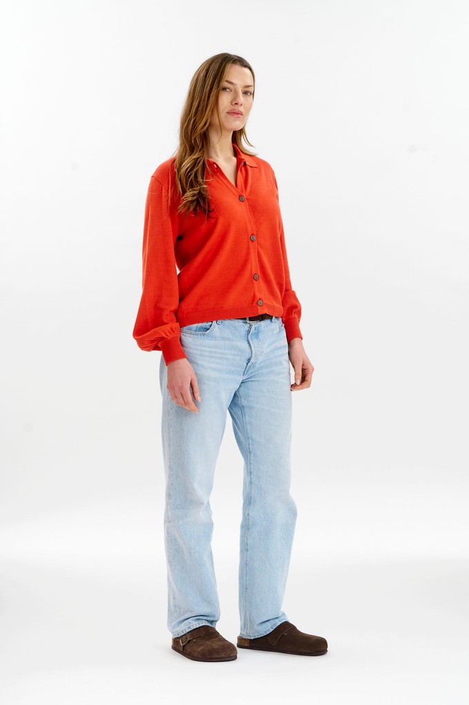 NANI Organic Cotton Cardigan - Red from KOMODO