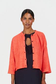 COVET Recycled Poly Cardigan - Orange via KOMODO