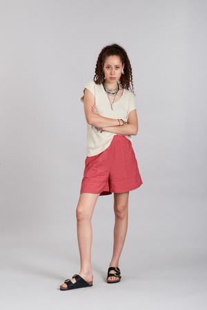 MAYA - Rayon Pink Shorts from KOMODO