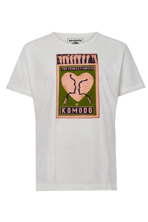 MATCHMAKING - Organic Cotton Tee Off White from KOMODO