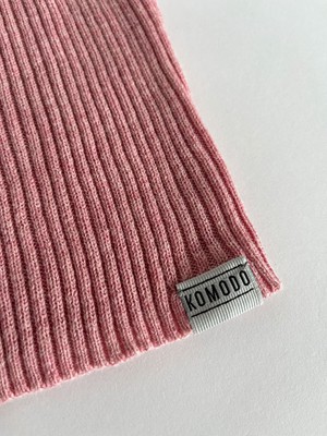 WASABI - Organic Cotton Rib Jumper - Pink from KOMODO