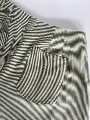 LOLA - Organic Cotton Trousers - Green Stripe from KOMODO