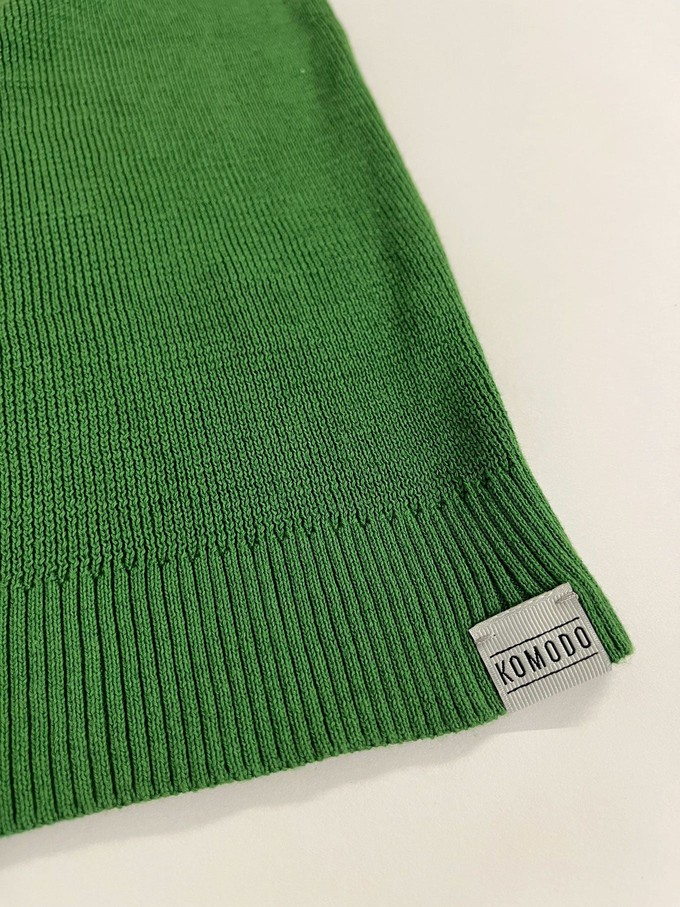SANDER - Cotton Tencel Vest - Jungle Green from KOMODO