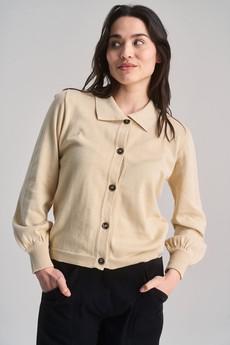 NANI Organic Cotton Cardigan - Cream White via KOMODO