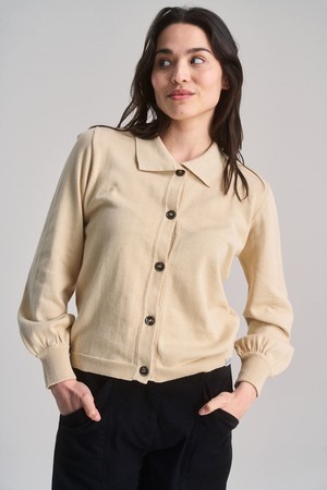 NANI Organic Cotton Cardigan - Cream White from KOMODO
