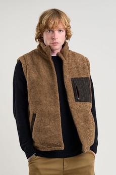 CHRIS Fleece Gillet - Mink via KOMODO