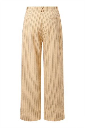 LION - Organic Cotton Trouser - Oat Stripe from KOMODO