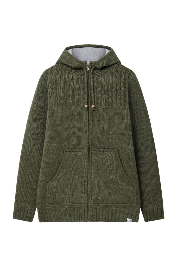 EMU Hooded Wool Jacket - Khaki from KOMODO