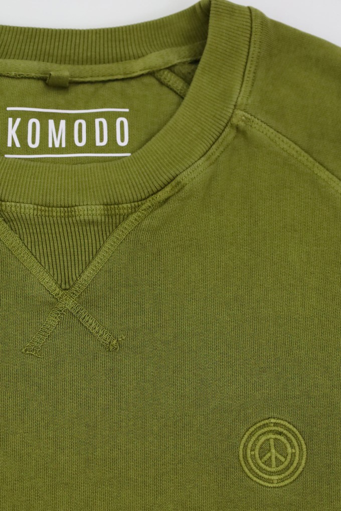 ANTON - Organic Cotton Sweat Olive from KOMODO