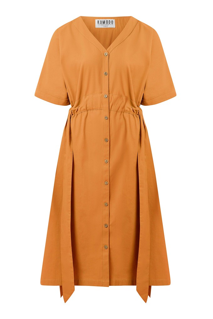 DUSK - Organic Cotton Dress - Orange from KOMODO