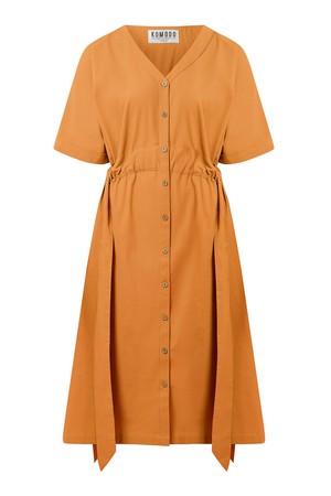 DUSK - Organic Cotton Dress - Orange from KOMODO