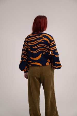 TIGER HOPE - Organic Cotton Jumper Navy from KOMODO