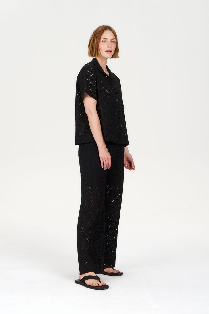 LUNA Organic Cotton Shirt - Black from KOMODO