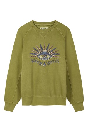 ANTON Komodo Eye  - Organic Cotton Sweat Olive from KOMODO