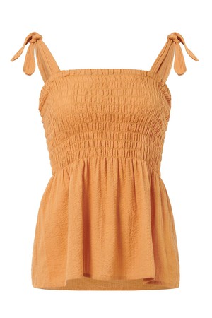 GAIA OC - Seersucker Vest - Orange from KOMODO