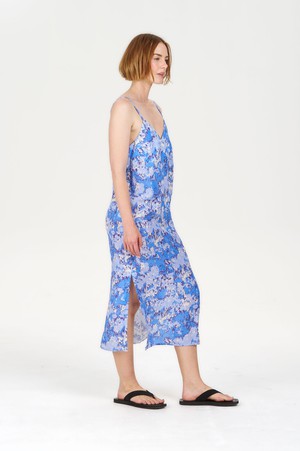 MILLER Tencel Linen Dress - Acid Blue from KOMODO