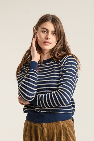 ALMA Organic Cotton Jumper - Navy from KOMODO
