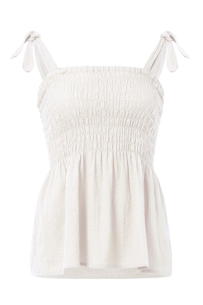 GAIA OC - Seersucker Vest - Natural from KOMODO