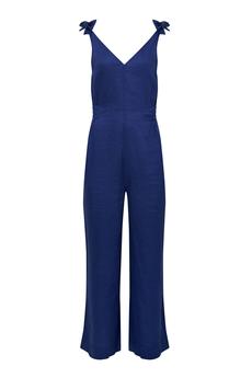 FLOSS - Linen Jumpsuit Navy via KOMODO
