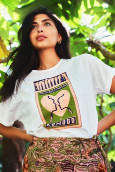MATCHMAKING - Organic Cotton Tee Off White via KOMODO