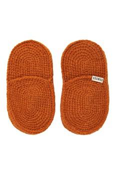 HIDE - Lambswool House Slipper Orange via KOMODO