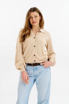 NANI Organic Cotton Cardigan - Cream via KOMODO