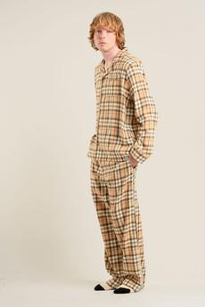 JIM JAM Mens Organic Cotton Pyjama Set - Sand via KOMODO