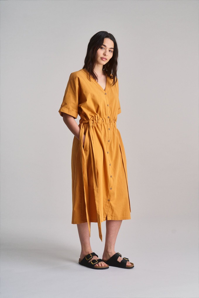 DUSK - Organic Cotton Dress - Orange from KOMODO