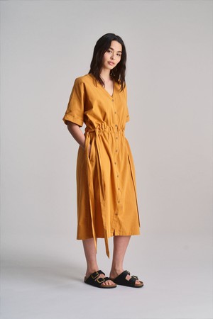 DUSK - Organic Cotton Dress - Orange from KOMODO