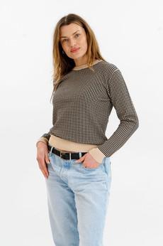 HANA Organic Cotton Jumper - Cream & Black via KOMODO