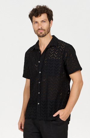 ALINO Organic Cotton Shirt - Black from KOMODO