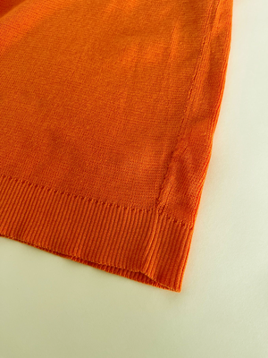 SANDER - Cotton Tencel Vest - Orange from KOMODO