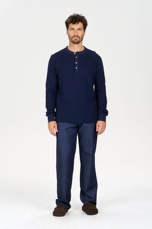 JOSHUA Organic Cotton Trouser - Mid Wash from KOMODO