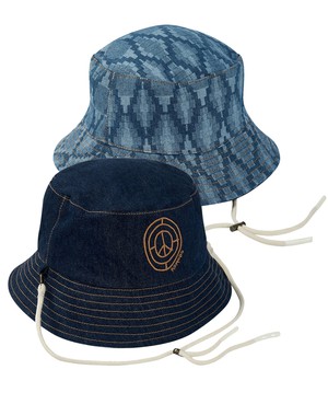 PETAL Reversable Organic Denim Bucket Hat from KOMODO