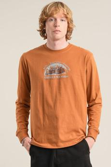 TEAM ROOMS Organic Cotton Tee - Brass via KOMODO