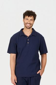IVER Organic Cotton Top - Navy via KOMODO