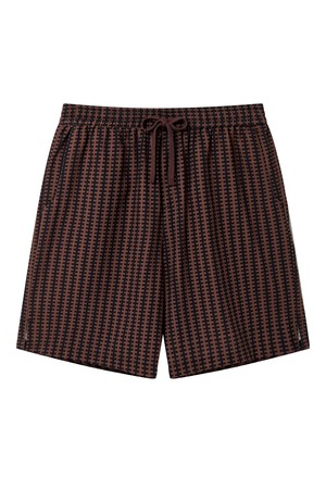 JERRY - Organic Cotton Shorts - Brown Stripe from KOMODO