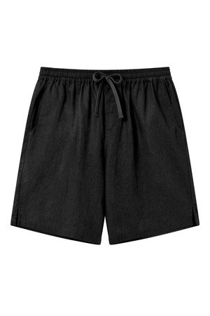 JERRY - Organic Linen Cotton Shorts - Black from KOMODO