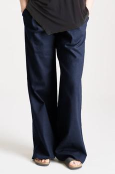 Lion Tencel Linen Trouser - Navy via KOMODO