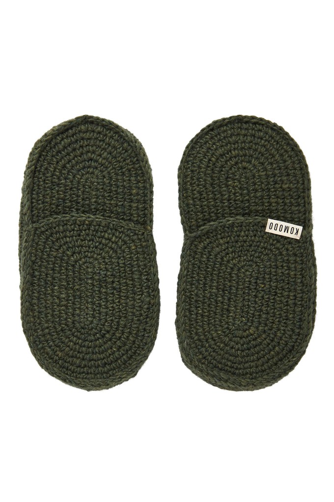 HIDE - Lambswool House Slipper Ivy from KOMODO