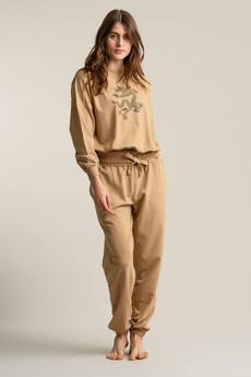EVIE Organic Cotton Jogger - Croissant via KOMODO